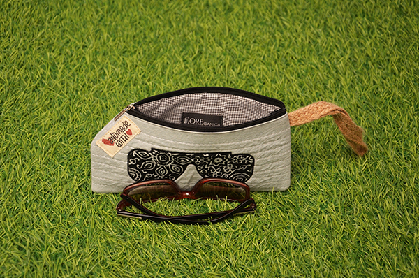 Ikat Printed  Eyewear Case