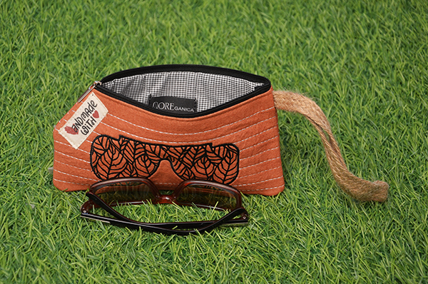 Leaf Printed  Eyewear Case
