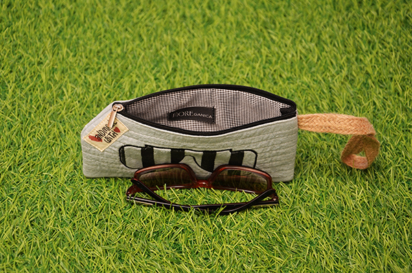 Stripe Printed  Eyewear Case